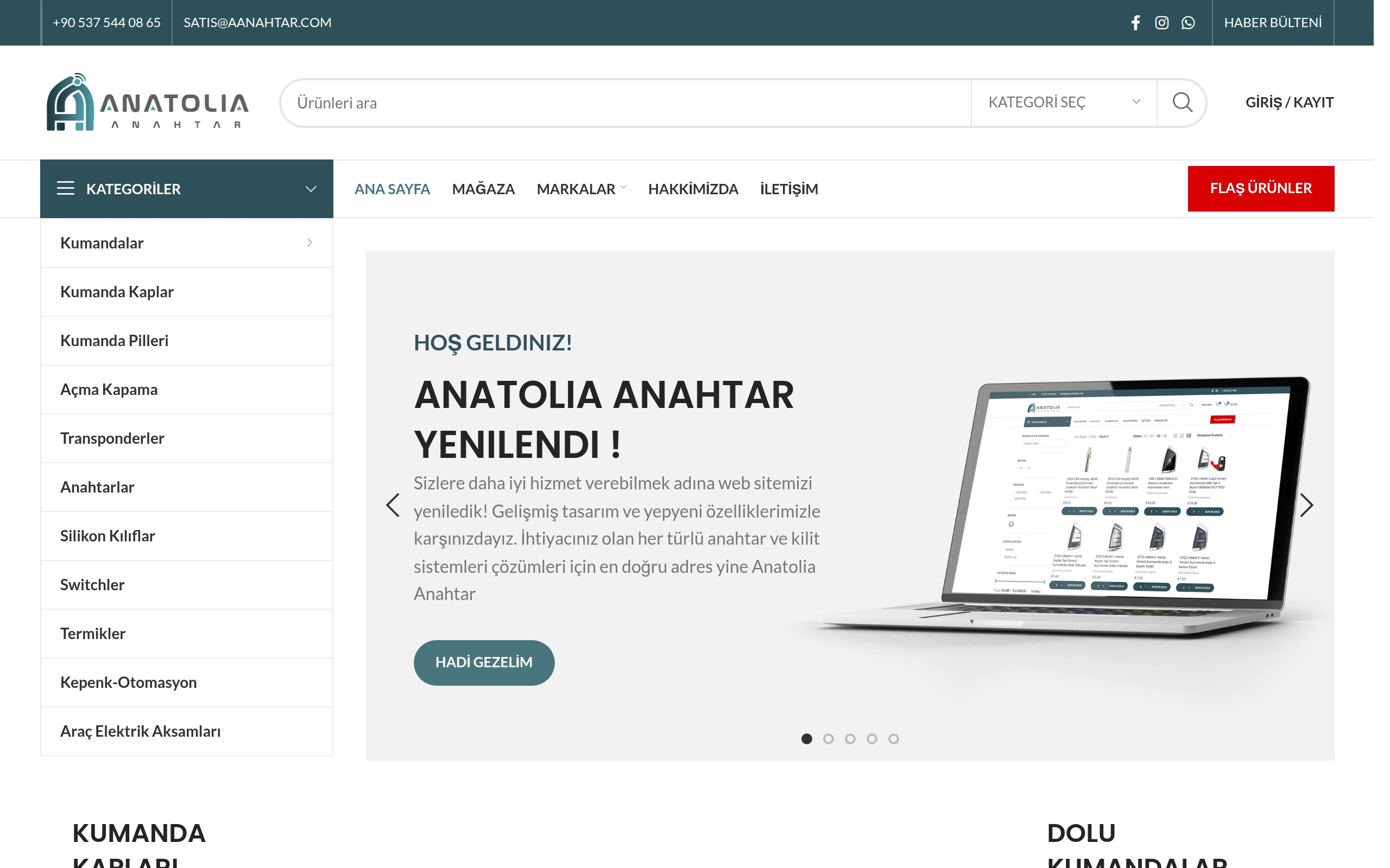 Anatolia Anahtar website preview