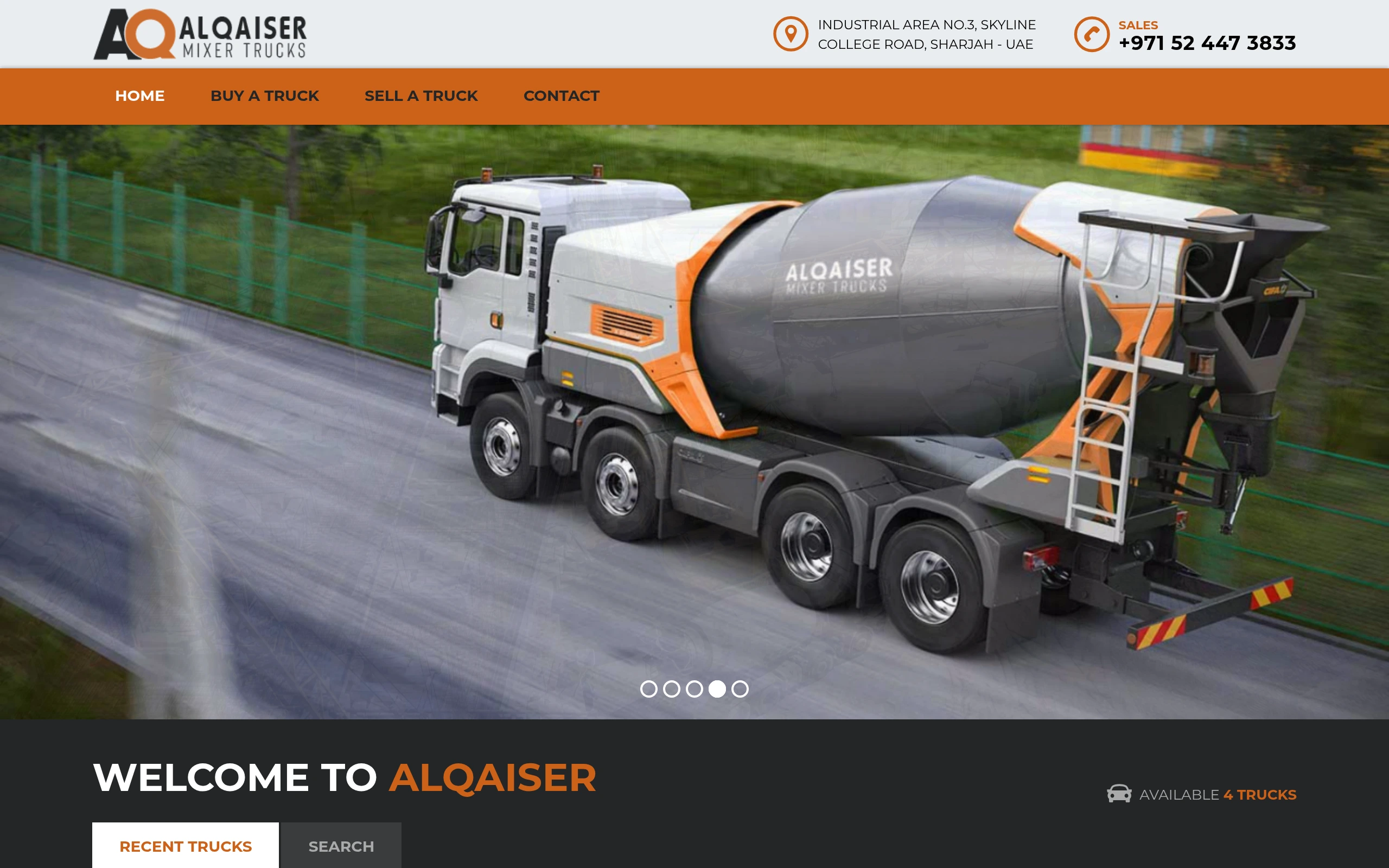 Alqaiser website preview