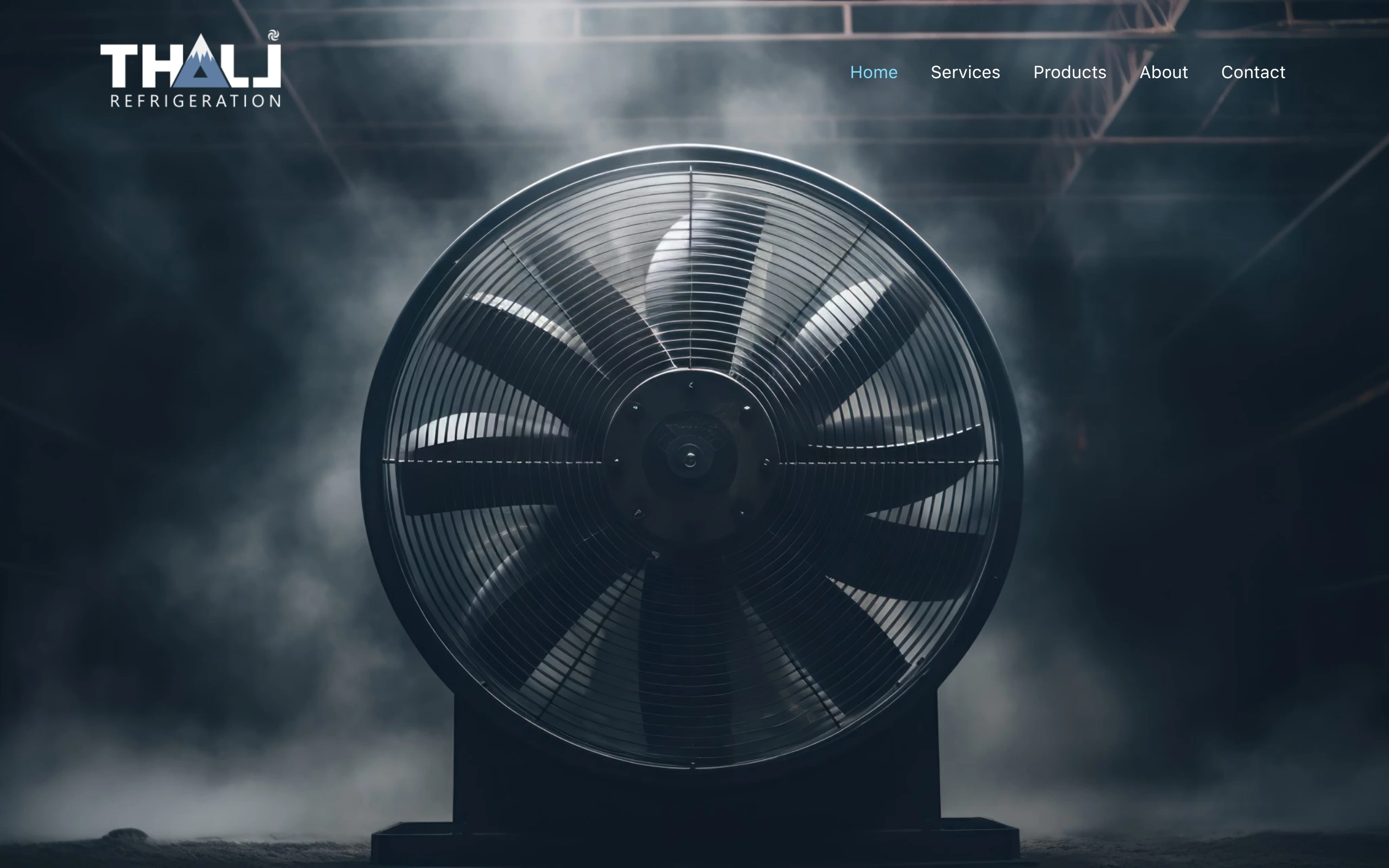 Thalj Refrigeration website preview
